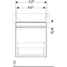 Тумба под раковину GEBERIT RENOVA NR.1 PLAN 869603000 50 см